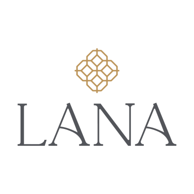 the logo for a company that sells a variety of products at The  Lana