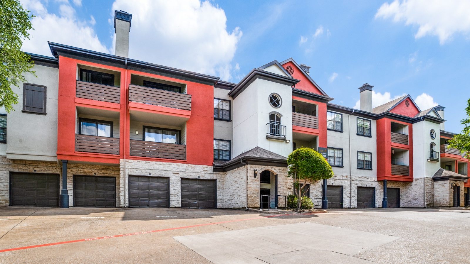 the apartment complex at The Lana